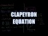 Clapeyron Equation