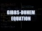 Gibbs-Duhem Equation