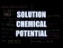 Solution Chemical Potential