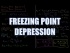 Freezing Point Depression