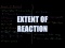 Extent of Reaction