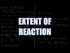 Extent of Reaction
