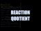 Reaction Quotient