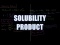 Solubility Product