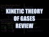 Kinetic Theory of Gases Review