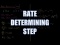 Rate Determining Step