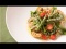 Pasta with Lemon Basil Oil, Grilled Prawns, Asparagus and Cherry Tomatoes