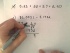 Adding and Subtracting Decimals, Ex 1