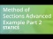 Method of Sections Advanced Example Part 2