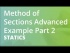 Method of Sections Advanced Example Part 2
