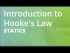 Introduction to Hooke's Law
