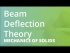 Beam Deflection Theory
