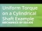 Uniform Torque on a Cylindrical Shaft Example