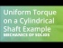 Uniform Torque on a Cylindrical Shaft Example