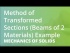 Method of Transformed Sections (Beams of 2 Materials) Example
