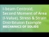 I-beam Centroid, Second Moment of Area (I-Value), Stress & Strai