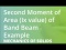 Second Moment of Area (Ix value) of Band Beam Example