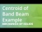 Centroid of Band Beam Example
