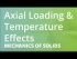 Axial Loading & Temperature Effects