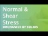 Normal & Shear Stress