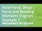 Axial Force, Shear Force and Bending Momemt Diagram Example 1
