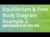 Equilibrium & Free Body Diagram Example 2