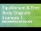 Equilibrium & Free Body Diagram Example 1