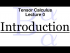 Introduction to Tensor Calculus