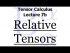 Relative Tensors