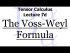 The Voss-Weyl Formula