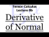 The Surface Derivative of the Normal