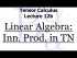 Inner Products in Tensor Notation
