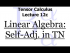 The Self-Adjoint Property in Tensor Notation