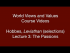 Hobbes Leviathan (lecture 3)