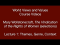 Wollstonecraft, Vindication of the Rights of Women (lecture 1)