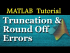 Truncation and Roundoff Errors