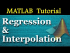 Overview of Regression and Interpolation