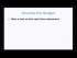 Budgeting