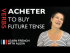 Acheter (to buy) — Future Tense