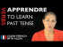 Apprendre (to learn) — Past Tense