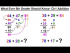 Addition of Double Digit Numbers: 2