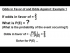 Odds in Favor & Against Ex. 1