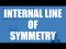 How and when to use the internal line of symmetry test