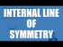 How and when to use the internal line of symmetry test