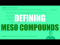 Defining meso compounds