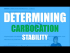 Determining Carbocation Stability