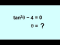 Solve tan^2(theta)-4=0, theta=?