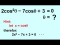 Solve 2cos^2(theta)-7cos(theta)+3=0, theta=?