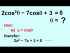Solve 2cos^2(theta)-7cos(theta)+3=0, theta=?