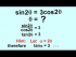 Solve sin(2theta)=3cos(2theta), theta=?